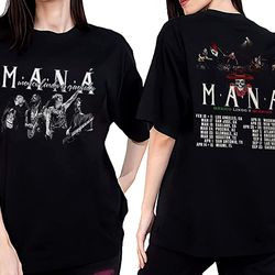 2 sides mana mexico lindo y querido tour 2023 shirt, mana world tour 2023 tshirt, mana concert unisex tshirt