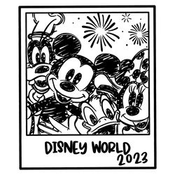 Mouse World 2023 Shirt Design SVG Mouse And Friends SVG Cutting Files