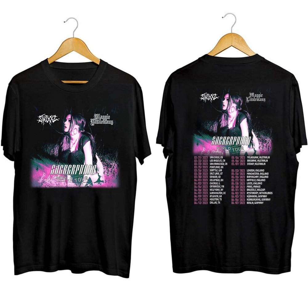 Maggie Lindemann Suckerpunch World Tour 2023 Shirt, Maggie Lindemann Shirt, Maggie Lindemann 2023 Concert Shirt