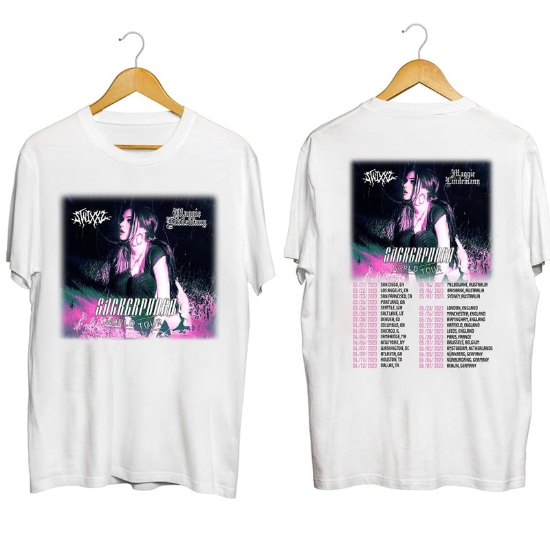 Maggie Lindemann Suckerpunch World Tour 2023 Shirt, Maggie Lindemann Shirt, Maggie Lindemann 2023 Concert Shirt