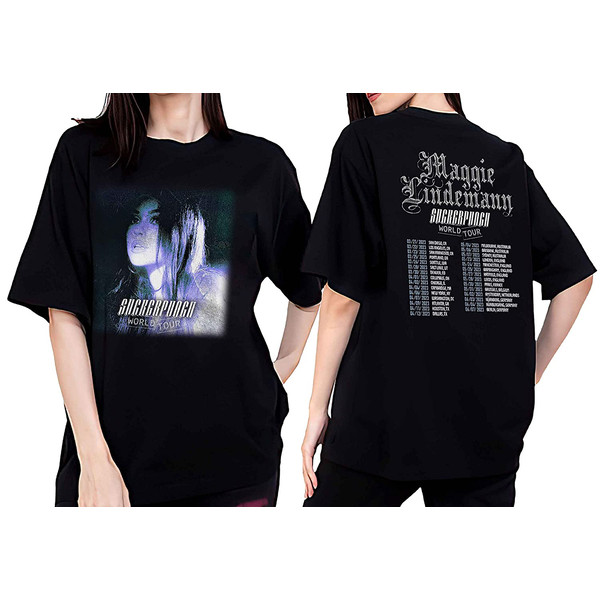 Maggie Lindemann Suckerpunch World Tour 2023 Shirt, Maggie Lindemann Shirt, Maggie Lindemann 2023 Concert Shirt