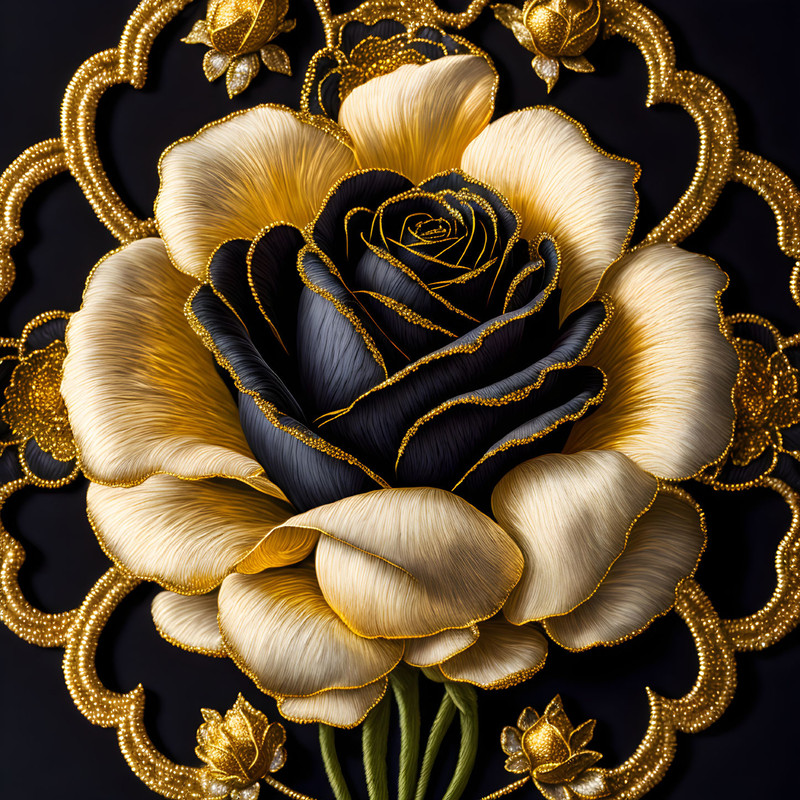 Black Rose Embroidered in Gold.jpg