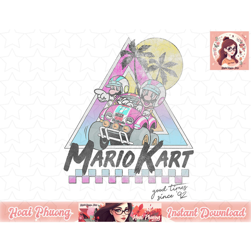 Mario Kart Mario And Luigi Good Time Since 92 Vintage T-Shirt.jpg