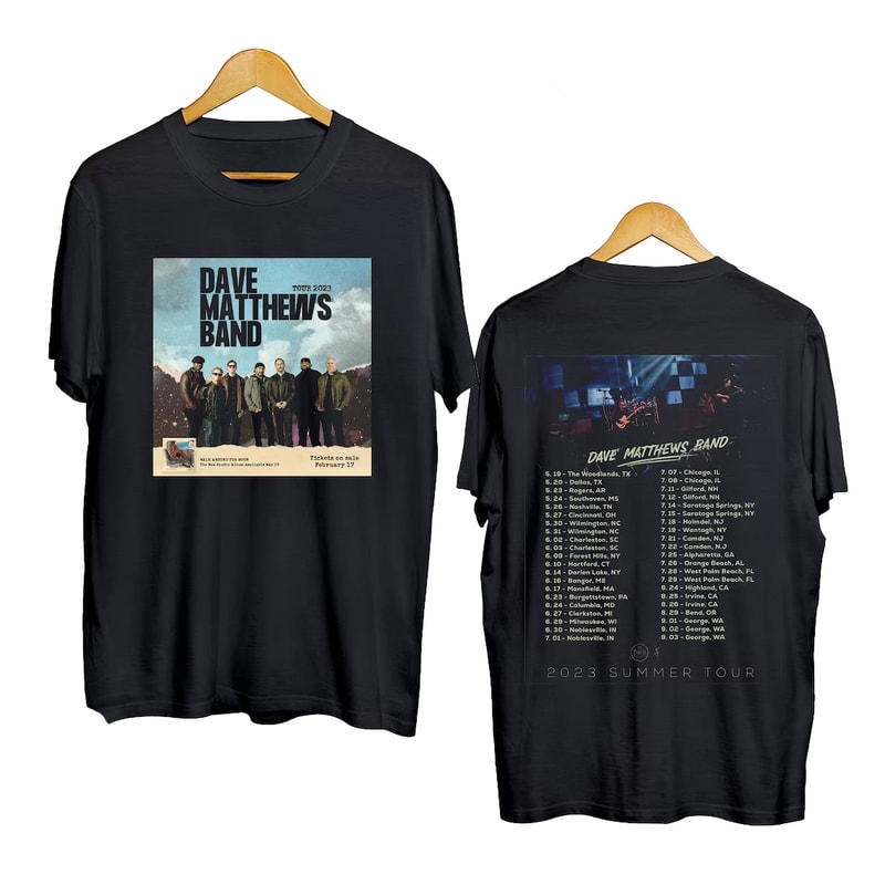 Dave Matthews Band Tour 2023 Shirt, Dave Matthews Band Shirt Women Men