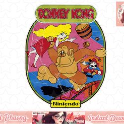 nintendo donkey kong mario retro art graphic png sublimation design, digital design