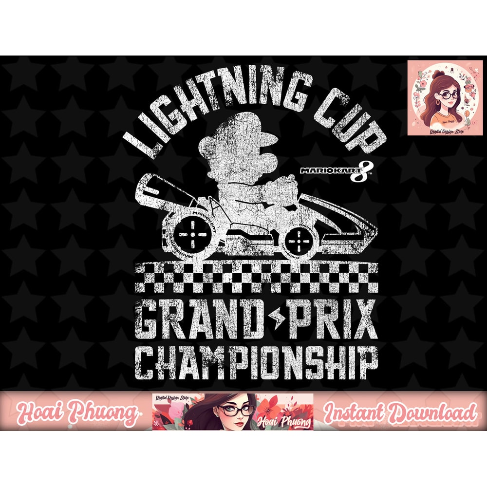 Nintendo Mario Kart Lightning Cup Faded Graphic.jpg