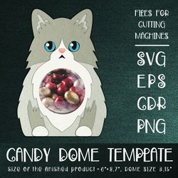 Ragdoll Cat | Candy Dome Template