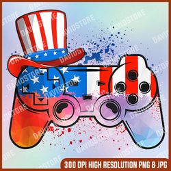 tie dye video game 4th of july american flag boys girls kids 4th of july, memorial day, american flag, independence day