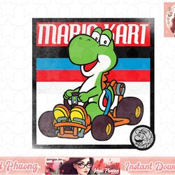 nintendo mario kart yoshi old school graphic png sublimation design, digital design
