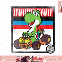 nintendo mario kart yoshi old school png sublimation design, digital design