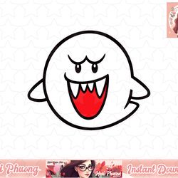 nintendo super mario boo character portrait graphic png sublimation design, digital design