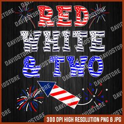 2nd birthday july 4th american red white and two party 4th of july, memorial day, american flag, independence day png