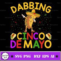 taco svg, dabbing taco, dabbing taco cinco de mayo, kids boys tacos, mexican food, taco clipart, svg files for cricut, p