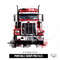 Red Semi Truck Front PNG clipart.png