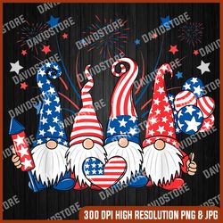 american patriotic gnomes usa independence day 4th of july 4th of july, memorial day, american flag, independence day