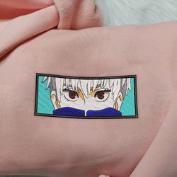 toge embroidered crewneck, jujutsu kaisen embroidered sweatshirt, inspired embroidered manga anime hoodie