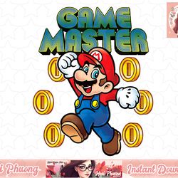 nintendo super mario game master coins graphic png sublimation design, digital design