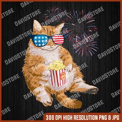 patriotic cat 4th of july usa american flag 4th of july, memorial day, american flag, independence day png file