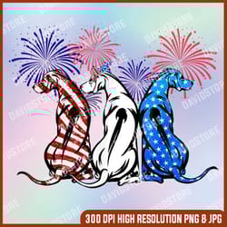 rhodesian ridgeback dog 4th of july patriotic animal 4th of july, memorial day, american flag, independence day png file