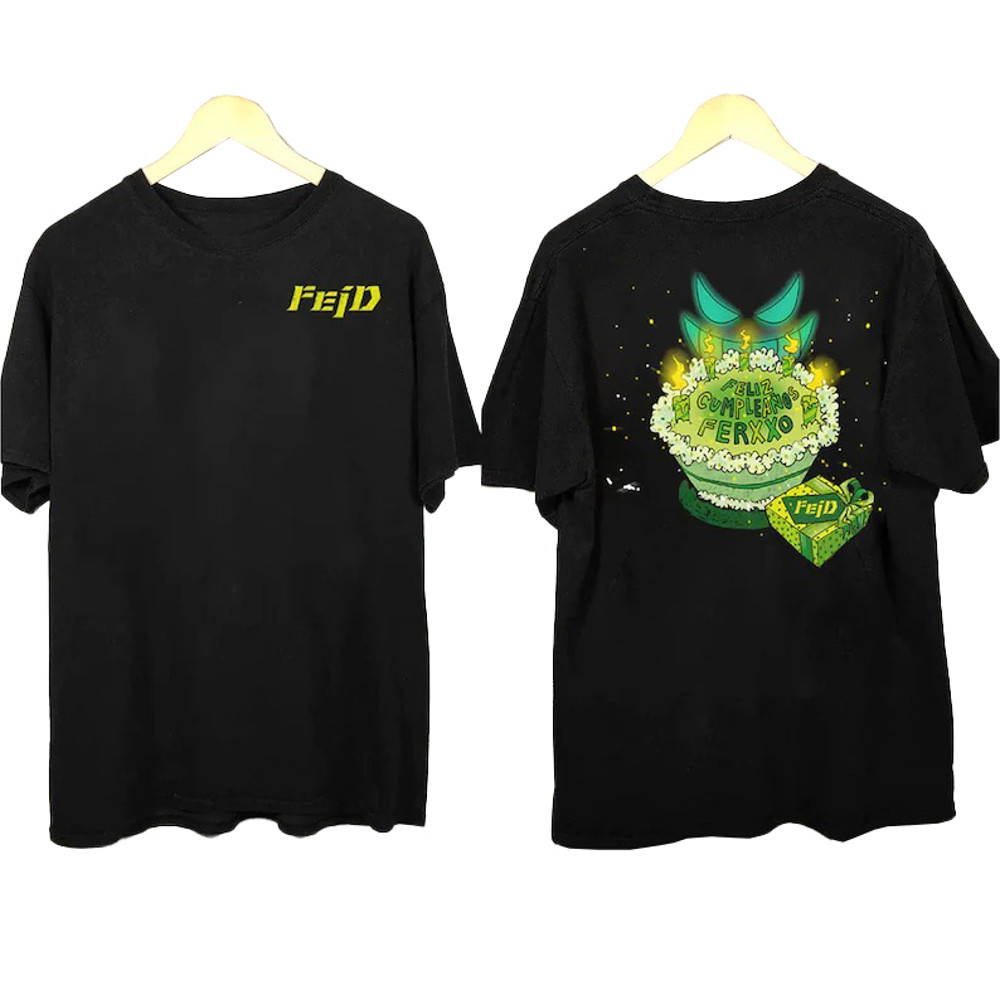 Feliz Cumpleanos Ferxxo Shirt, Ferxxo Tour Shirt, Feid North America 2023 Tour Shirt, Music Tour 2023 Shirts