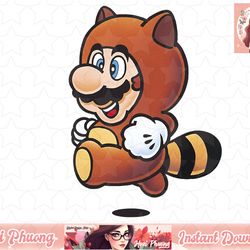nintendo super mario tanooki suit jump graphic png sublimation design, digital design