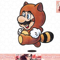 nintendo super mario tanooki suit jump png sublimation design, digital design