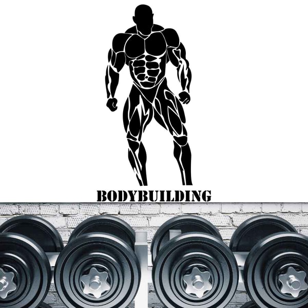 Bodybuilding Sticker Gym Bodybuilder Fitness Crossfit Coach | Inspire ...