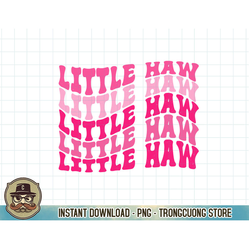 Country Western Theme Sorority Reveal Little Haw Cowgirl Pullover Hoodie copy.jpg