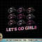 Cowboy Hat Lets Go Girls Western Cowgirls Pink Sweatshirt copy.jpg