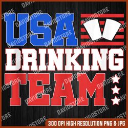 usa drinking team | funny independence day 4th of july memorial day, american flag, independence day png file