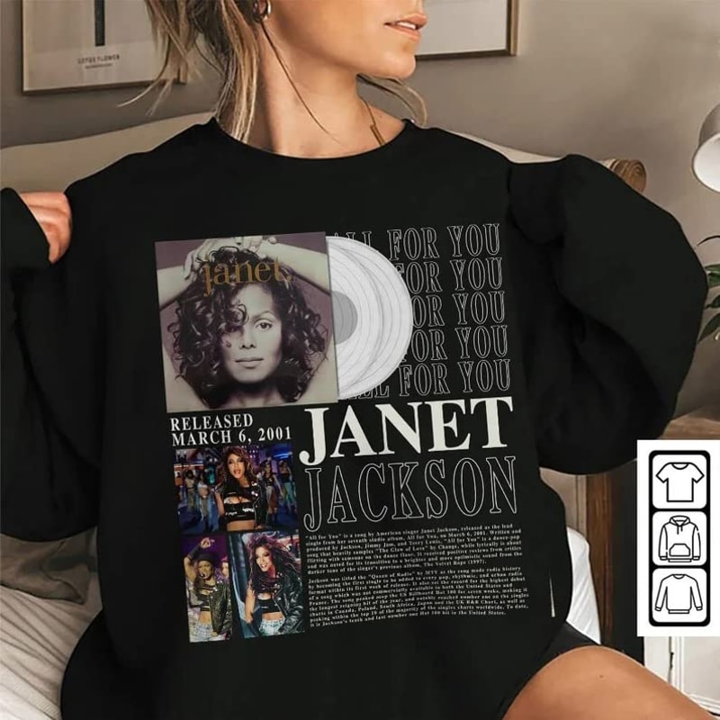 Janet Jackson Tour 2023 Shirt, Janet Jackson Together Again Tour 2023 Sweatshirt, Janet Jackson Shirt