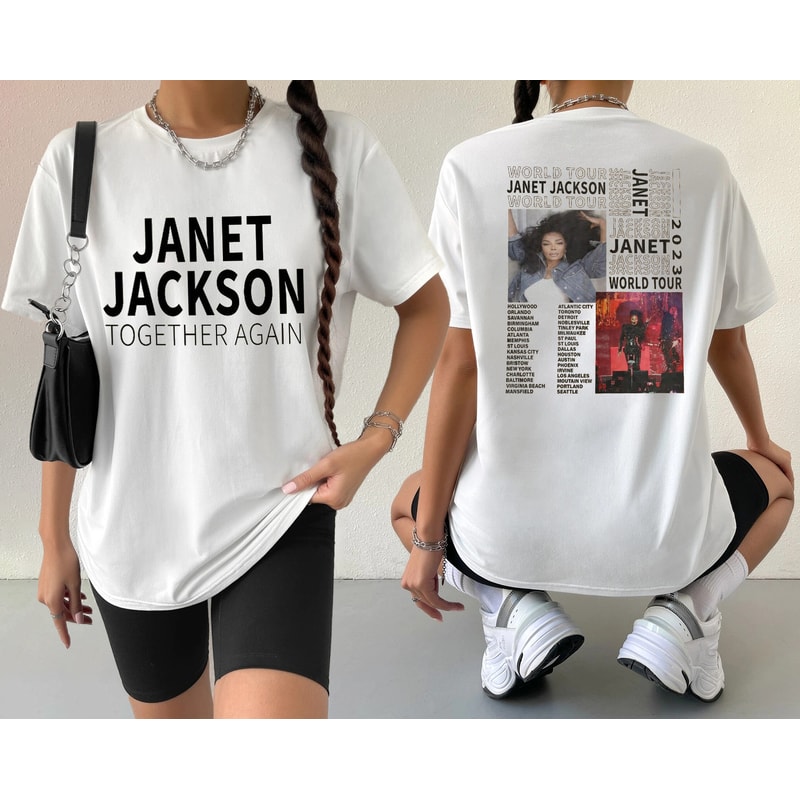 Janet Jackson Shirt, Janet Jackson Together Again Tour 2023 Shirt, Together Again Tour Shirts