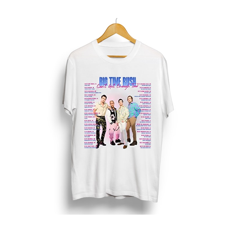Big Time Rush Shirt, BTR Band Can't Get Enough Tour 2023 Shirt, Big Time Rush 2023 Tour Shirt, Shirt Girls Women Men