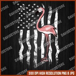 funny pink flamingo independence day usa american flag memorial day, american flag, independence day png file