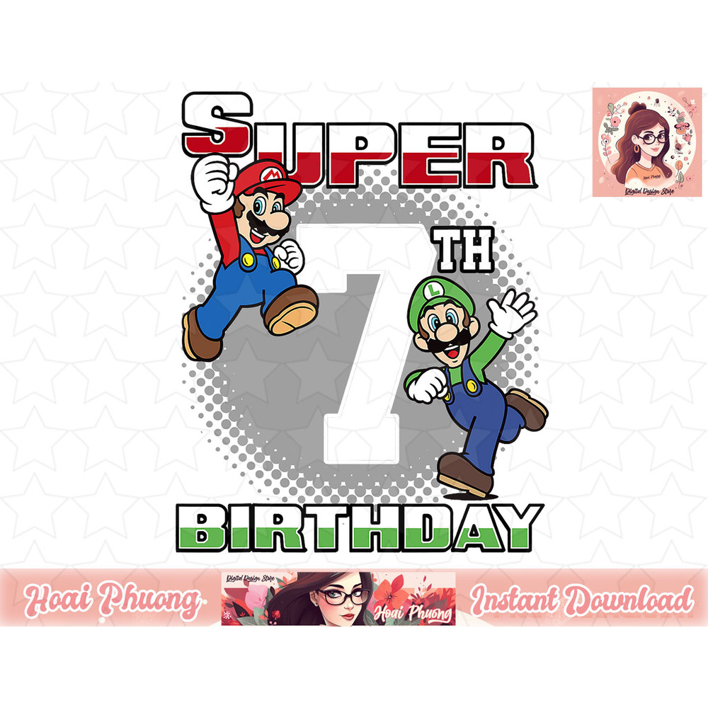 Super Mario And Luigi Super Birthday 7th Birthday Portrait.jpg