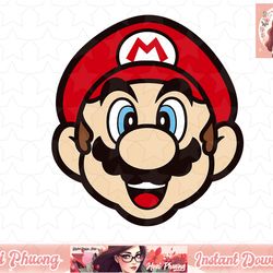 super mario big face mario png sublimation design, digital design