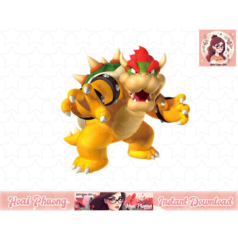 Super Mario Bowser 3D Poster T-Shirt.pngSuper Mario Bowser 3D Poster.jpg