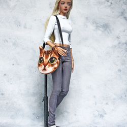 Shoulder bag for BJD Cat / accessories for 70 cm, SD dolls