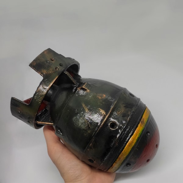 Nuke Mini Storage Mini Nuke Bomb Storage Container Replica from Fallout game | Inspire Uplift