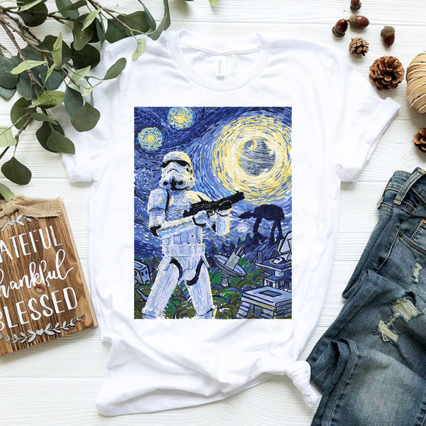 Stormtrooper starry night shirt 2025