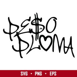 peso pluma logo svg, peso pluma clipart, peso pluma silhoutte svg, png eps file