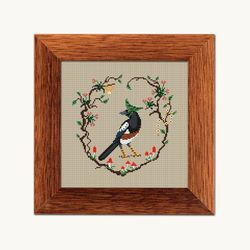 Magpie Collector of Trifles cross stitch pattern
