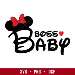 Boss Baby Minnie Svg, Minnie Mouse Svg, Disney Svg, Png Eps Digit File