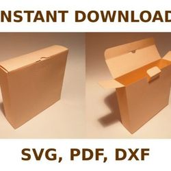 mailing box template, box template svg, svg files, svg, cricut