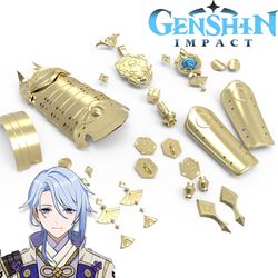 Cosplay stl 3D files pack for Kamisato Ayato accessories