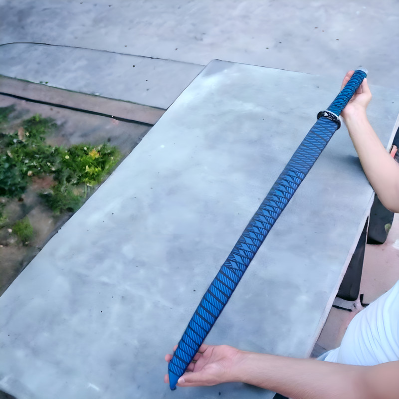 SharpBladeHamdamdeKatanaCustomEngravedDamascusSteelSamuraiSwordDamascusKatanaSHARPSam