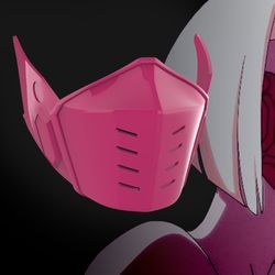 3d model cosplay mask for Kiwi from anime Cyberpunk