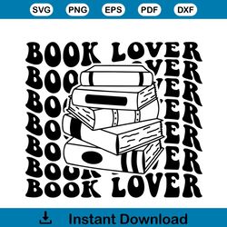 book lover good day to read svg graphic design file, bookworm svg
