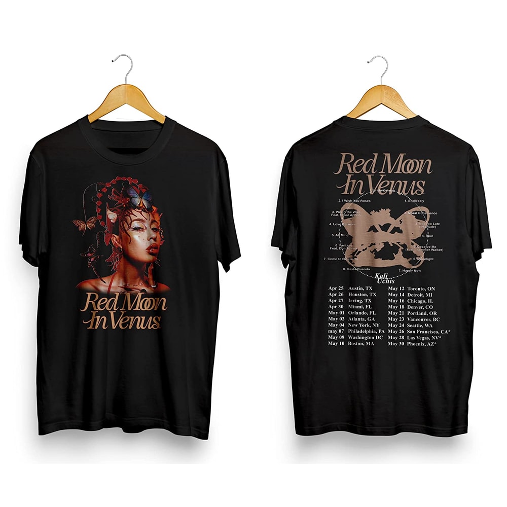 Kali Uchis Tour 2023 Shirt, Kali Uchis Red Moon In Venus Tour 2023 Tshirt, Kali Uchis Sweater For Women