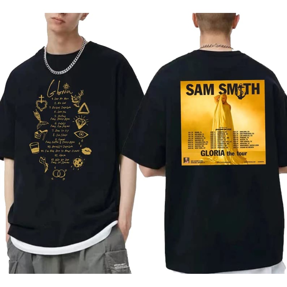 Sam Smith Tour 2023 Shirt, Sam Smith Gloria The Tour 2023 Sweatshirt, Sam Smith Shirt